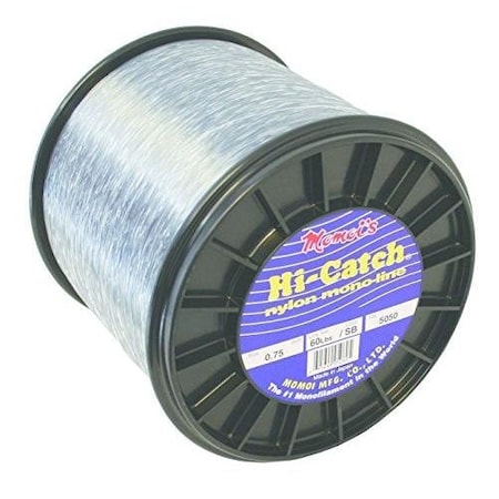 Momoi HiCatch Mono Line 60Lb 5050Yd Smoke Blue 5Lb Spool 5060